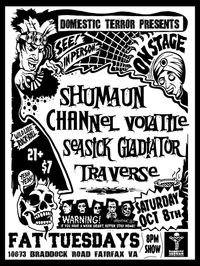 Shumaun, channel Volatile, Seasick Gladiator, Traverse @Fats Fairfax