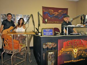 With Robby Lynn at Renegade Radio Nashville