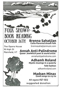 Folk Show and Book Reading