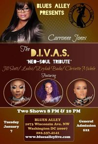Featured Vocalist for The D.I.V.A.S. Soul Revival Tour Neo-Soul Tribute