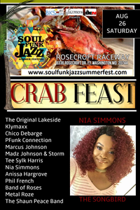 Performer at the Soul Funk Jazz Festival and Crab Feast