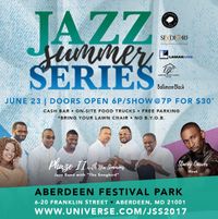 Jazz Summer Series featuring Phaze II with guest vocalist Nia Simmons "The Songbird"