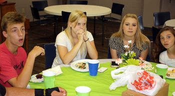 Zach Stewart, Courtney Dill, Kelly Stewart and Lanie Stewart.
