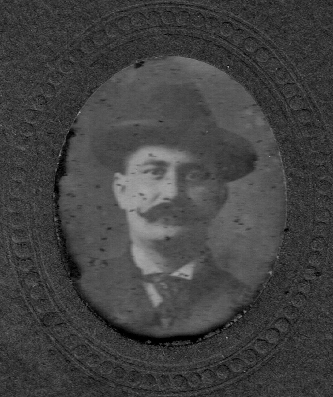 Louis De Fount's father, Manuel da Fonte Garcia, in Angustias, Faial, Azore Islands, Portugal shortly before his death in 1864.

