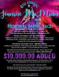 6th Annual Jeanine McMinn Memorial Barrel Race