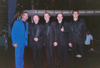 After the Show w/4 members of the Mariner Band (ca 2005)
