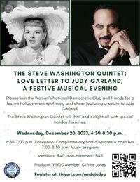 A Festive Musical Evening w/Tribute to Judy Garland