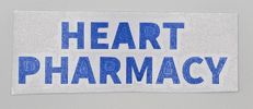 Heart Pharmacy Text Sticker