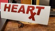 2020 Heart Pharmacy sticker, "The subtle Red" Decal Sticker