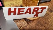 2020 Heart Pharmacy sticker, "The subtle Red" Decal Sticker