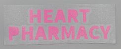 Heart Pharmacy Text Sticker