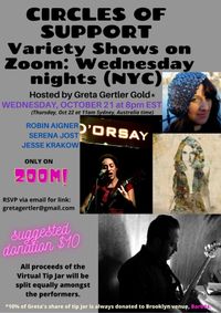 Circles of Support | Zoom Variety Show #10: ROBIN AIGNER, SERENA JOST & JESSE KRAKOW