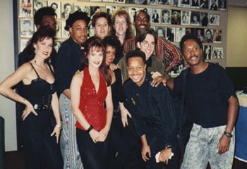 On tour with Sheena Easton
