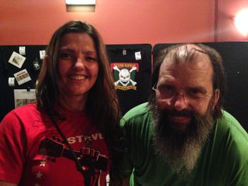 Anita with Steve Earle - April 2014
