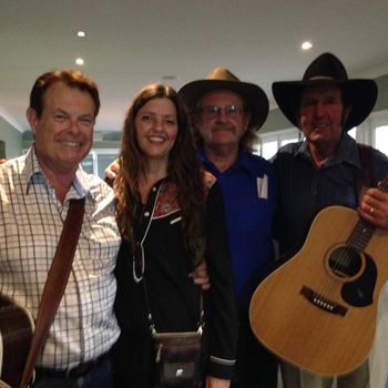 Graham Rodger, Anita, Peter Coad  & Ernie Constance - Tamworth 2014
