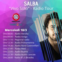 Salba inizia un Radio Tour di 40 Emittenti in FM
