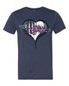 Men's T-Shirt - Piano Heart
