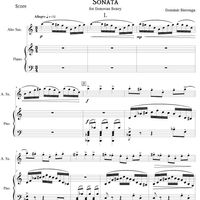 Sonata for Eb Alto Saxophone and Piano