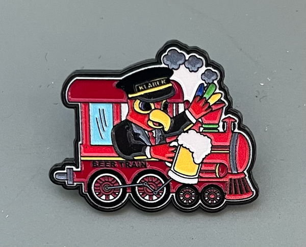 Beer Train pin