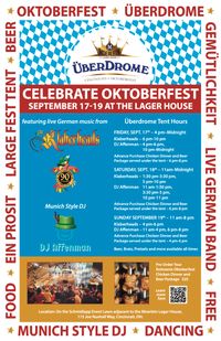 Oktoberfest Überdrome at the Lager House! 