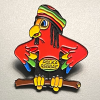 Polka Reggae-Bird pin