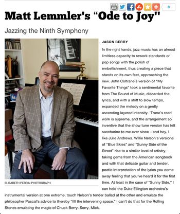 New Orleans Magazine article on "Ode to Joy"
