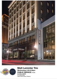 Wine Down Wednesday’s with The Matt Lemmler Trio 