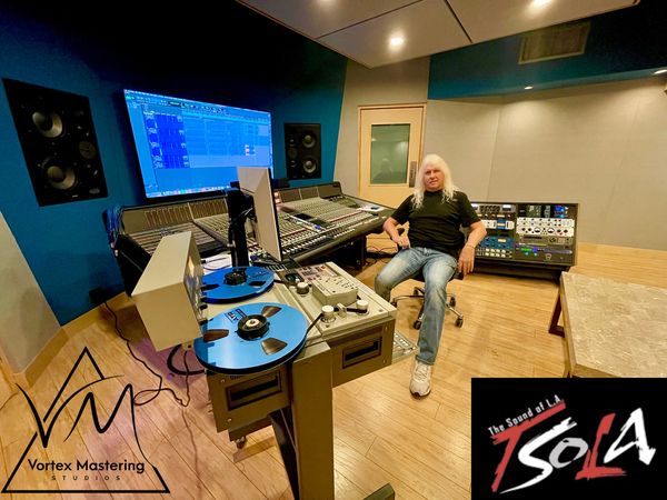 Mastering in Studio M for Producer/Songwriter Michael B. Sutton (Michael Jackson, Stevie Wonder, Kayne West, Jay-Z and many others) and The Sound Of La Records. 
Thank you Michael for having me master for you and your label! ✌️