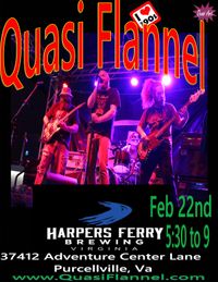 Quasi Flannel 90's Party at Harper's Ferry Brewing