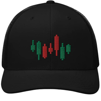 Candlestick Embroidered Trucker Cap Hat