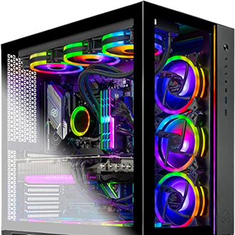 This powerful gaming PC is capable of running all your favorite games such as Call of Duty Warzone, Fornite, Escape from Tarkov, Grand Theft Auto V, Valorant, World of Warcraft, League of Leg