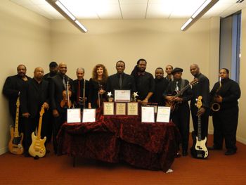 With the award winning band of the Black Ensemble Theater
