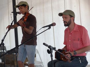 Finale Concert at the 36th Annual Mystic Sea Music Festival. Singing 'Handsome Molly' with Tim Reilly on bones (not in photo). Mystic, CT. June 14, 2015. Thanks to Charlie Ipcar for the photo.
