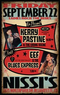 Eef and the Blues Express and Kerry Pastine and the Crime Scene