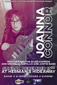 CANCELED Holiday Blues Extravaganza  w/ Joanna Connor, Eef and the Blues Express, and Michelle & Justin