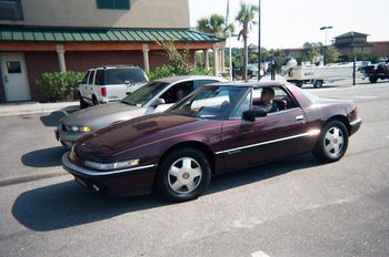 Finish Line Shot.....Nick , and the Reatta! - Hilton Head
