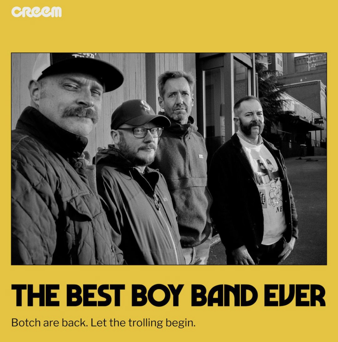 BOTCH: THE BEST BOY BAND EVER - FEATURE ON CREEM