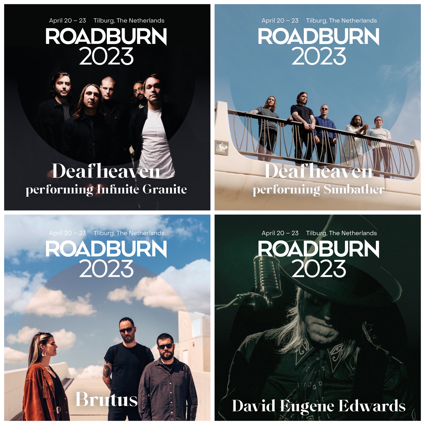 ROADBURN 2023 BRUTUS, DEAFHEAVEN AND WOVENHAND EXCLUSIVE SETS