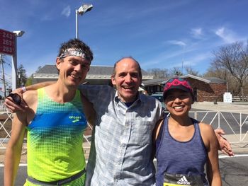 with Scott and Jenny Jurek - my Ultrarunning Heroes!
