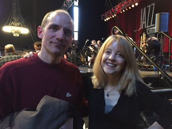 with Maria Schneider, one of my heroes

