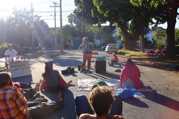 Performing at the Point Street Block Party, September 2014
