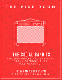 The Social Bandits with Virginia Violet and the Rays