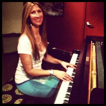 Cutting Piano tracks for my LOVE CD
