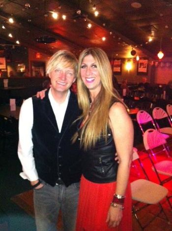 With the Adorable Steve Taylor who opened up our show.
