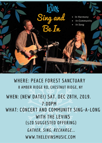 NEW DATE- Sing and Be In - Concert/Community Sing-a-long