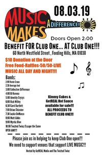 Music makes a difference benefit for Club One 