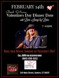 Valentine's Dinner Date w/ Love Songs by Livio at Bond 124