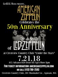 American Zeppelin Celebrates 50 Years of Led Zeppelin Music "Under the Stars" at the Crestview Country Club!