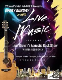 Livio’s Acoustic Rock Show @ O’Connell’s Irish Bar and Grill 