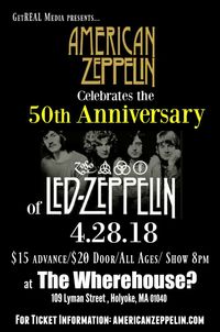 American Zeppelin Celebrates the 50th Anniversary of Led Zeppelin 4.28.18